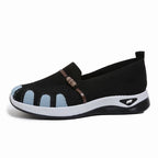 Chaussures Slip-On de Marche à Enfiler en Marille Respirante