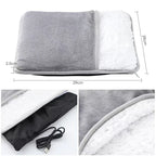 Chauffe-Pieds Portable – Tissu Doux & Chauffage Rapide