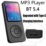 Lecteur MP3 portable, Radio FM avec écran 5,4 pouces + Carte 128Gb