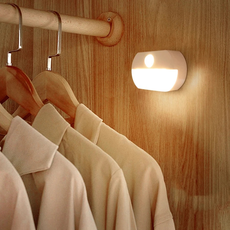 2x Lampe d'Armoire à Capteur PIR – Marche/Arrêt Automatique