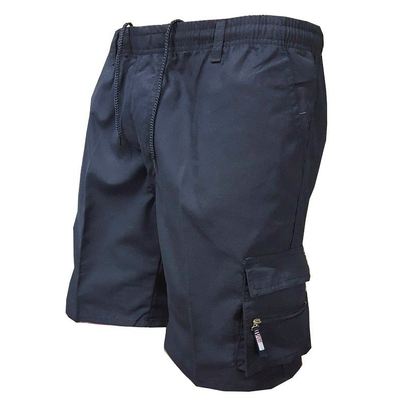 Men's Casual Elastic Waist Shorts