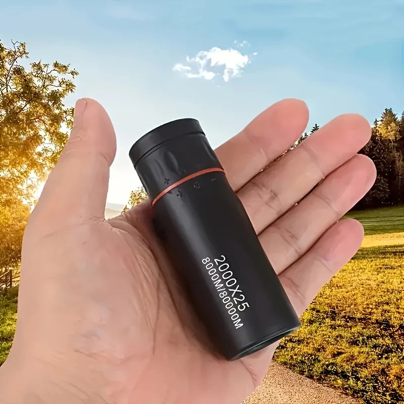 Télescope Monoculaire HD 2000×25 – Compact & Portable – Randonnée, Camping, Concerts & Observation
