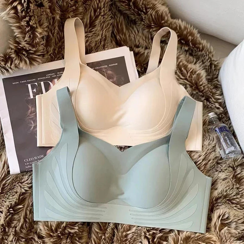 Soutien-gorge en Soie Glacée sans armatures et coutures ajustable