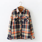 Chemise intérieur polaire à carreaux