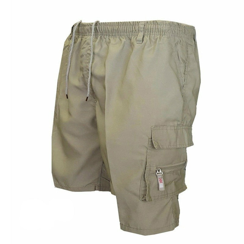 Men's Casual Elastic Waist Shorts