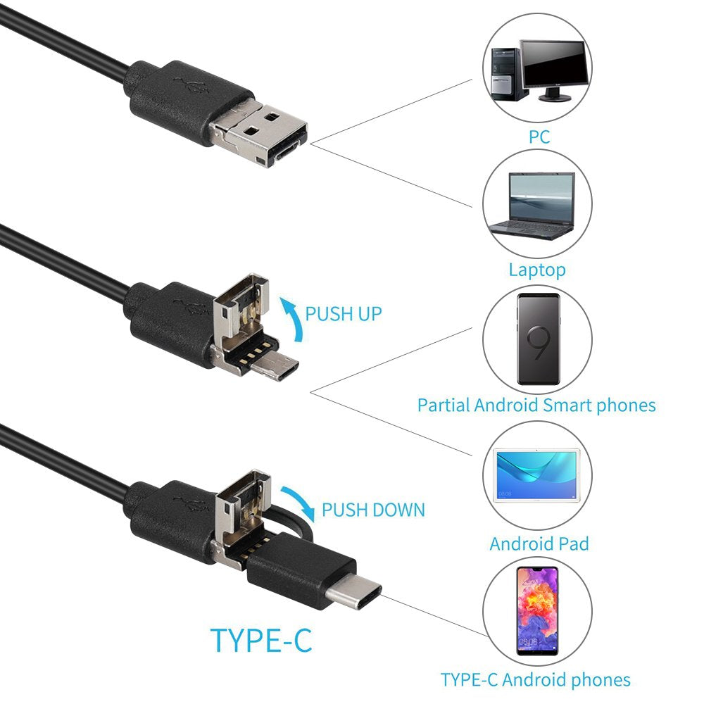 Mini caméra endoscopique HD Wifi
