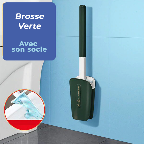 Brosse de Toilettes Anti Bactérienne Révolutionnaire