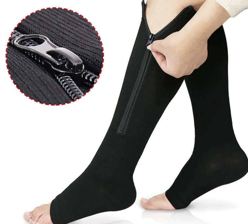 Chaussettes de Compression à Zip