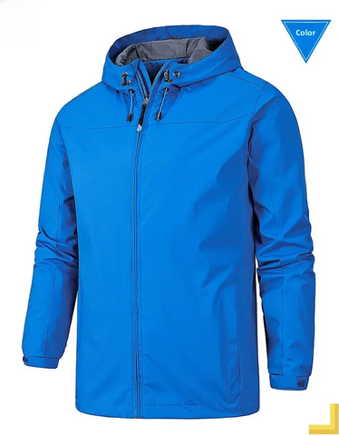 Veste imperméable à capuche pour homme et femme - Livraison offerte