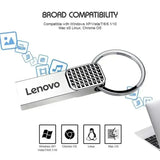 Lenovo - Mini clé USB 2TO en métal Haute Vitesse