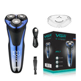 Rasoir électrique Rechargeable 3 têtes 360°