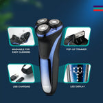 Rasoir électrique Rechargeable 3 têtes 360°