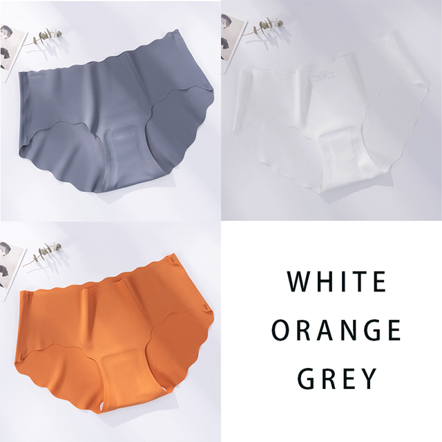 Lot de 3 culottes sans coutures et élastiques