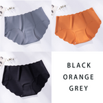 Lot de 3 culottes sans coutures et élastiques