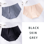 Lot de 3 culottes sans coutures et élastiques
