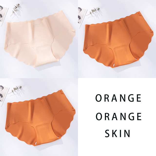 Lot de 3 culottes sans coutures et élastiques