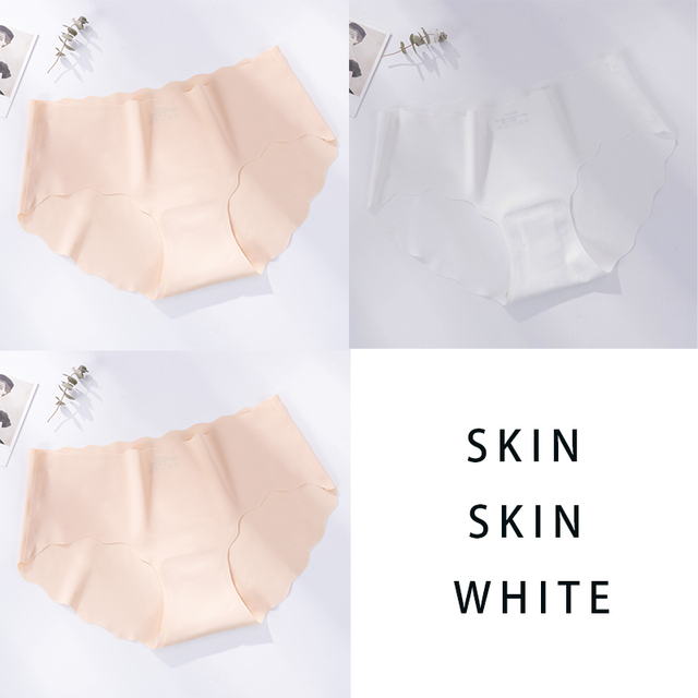 Lot de 3 culottes sans coutures et élastiques