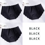 Lot de 3 culottes sans coutures et élastiques