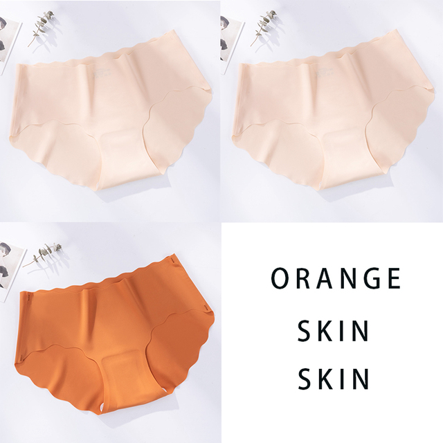 Lot de 3 culottes sans coutures et élastiques