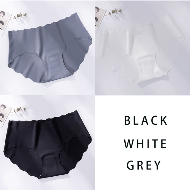 Lot de 3 culottes sans coutures et élastiques