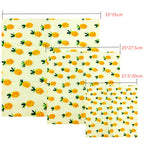 BEE WRAP - Lot de 3 Films alimentaires réutilisables cire d'abeille