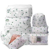 Sacs organisateur compressé pour valise - Set de 8 pièces