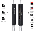 Lecteur de Carte 3-en-1 Micro USB - USB - Type C pour Android