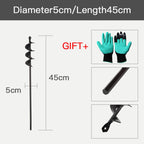 Drill auger + FREE Claw gardening gloves