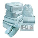 Sacs organisateur compressé pour valise - Set de 8 pièces