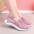 Mocasines transpirables con estampado floral