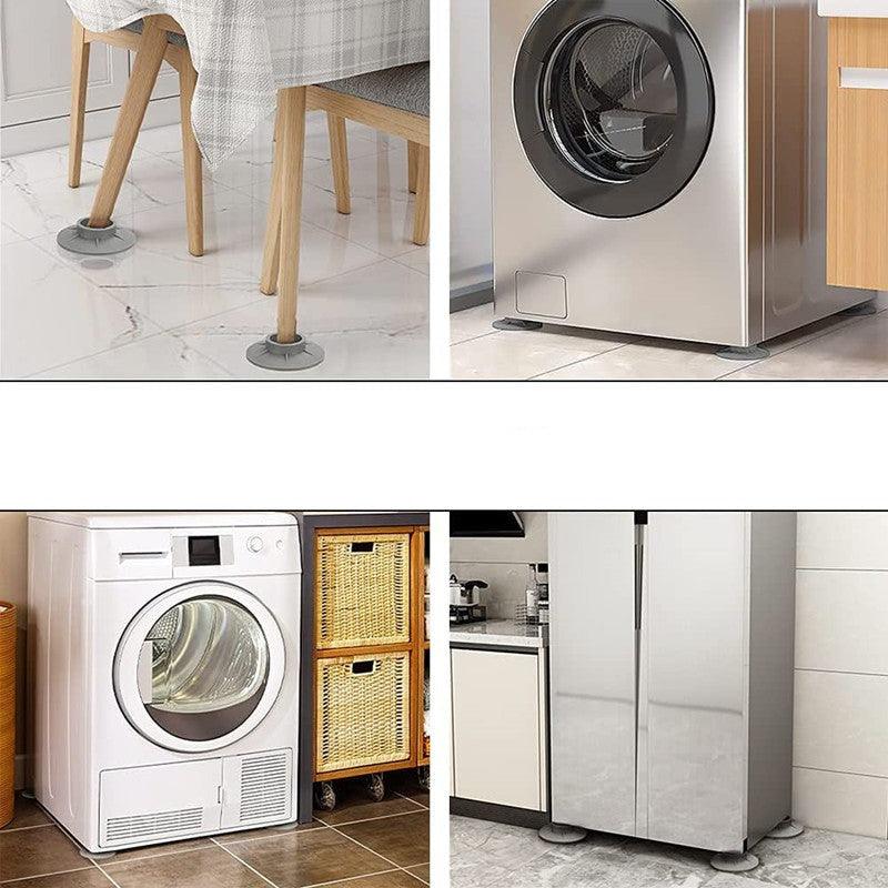 Lot de 4 Coussins anti-vibrations pour machine à laver