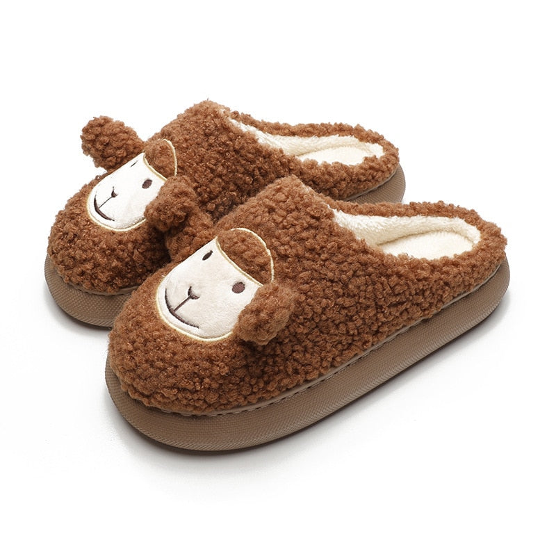 SHEEPY - Les pantoufles chaudes mouton mignon