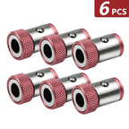 6X Embout Tournevis Magnétique Anneau Amovible