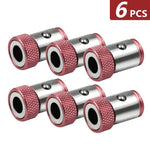 6X Embout Tournevis Magnétique Anneau Amovible