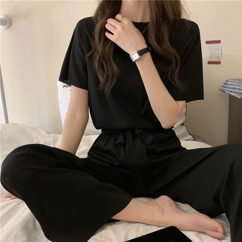 Ice silk pajamas
