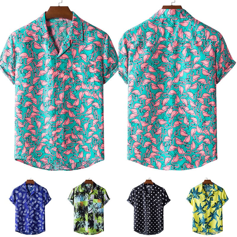 Chemise Hawaïenne à manches courtes - Collection 2023