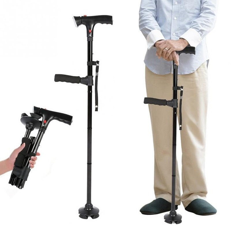 Canne Télescopique avec Lumière LED