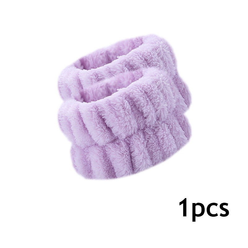 2x Bracelet de poignet en microfibre absorbante