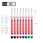 Ensemble de stylos marqueurs à tête longue (8 pièces)