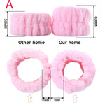 2x Bracelet de poignet en microfibre absorbante