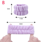 2x Bracelet de poignet en microfibre absorbante