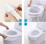 50x Protège siège WC biodégradable